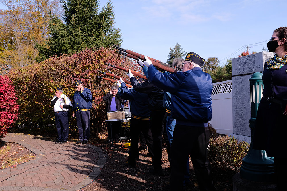A 21 Gun Salute signaled the ending of the ceremony